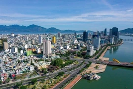 岘港市一角。图自越通社