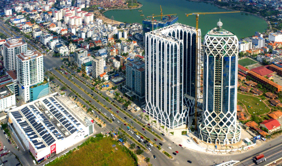 今日的海防市一角。图自越通社