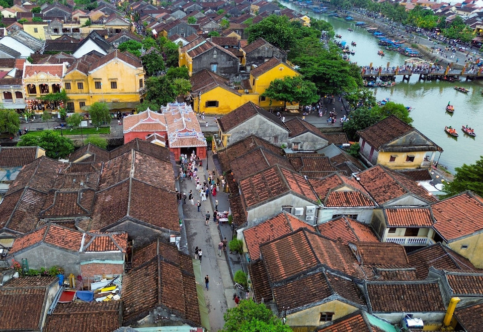 遗产不仅凝固于古老的建筑，更流淌在会安居民那从容悠然、质朴安稳的日常生活之中。图自 越通社