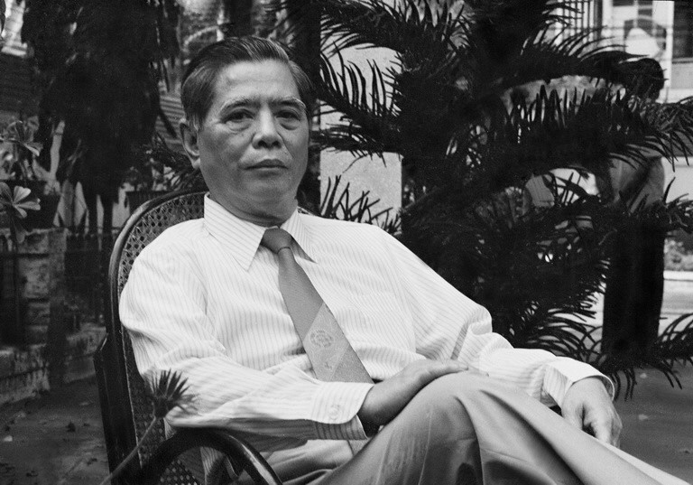 阮文灵总书记(1989年1月)。图自越通社