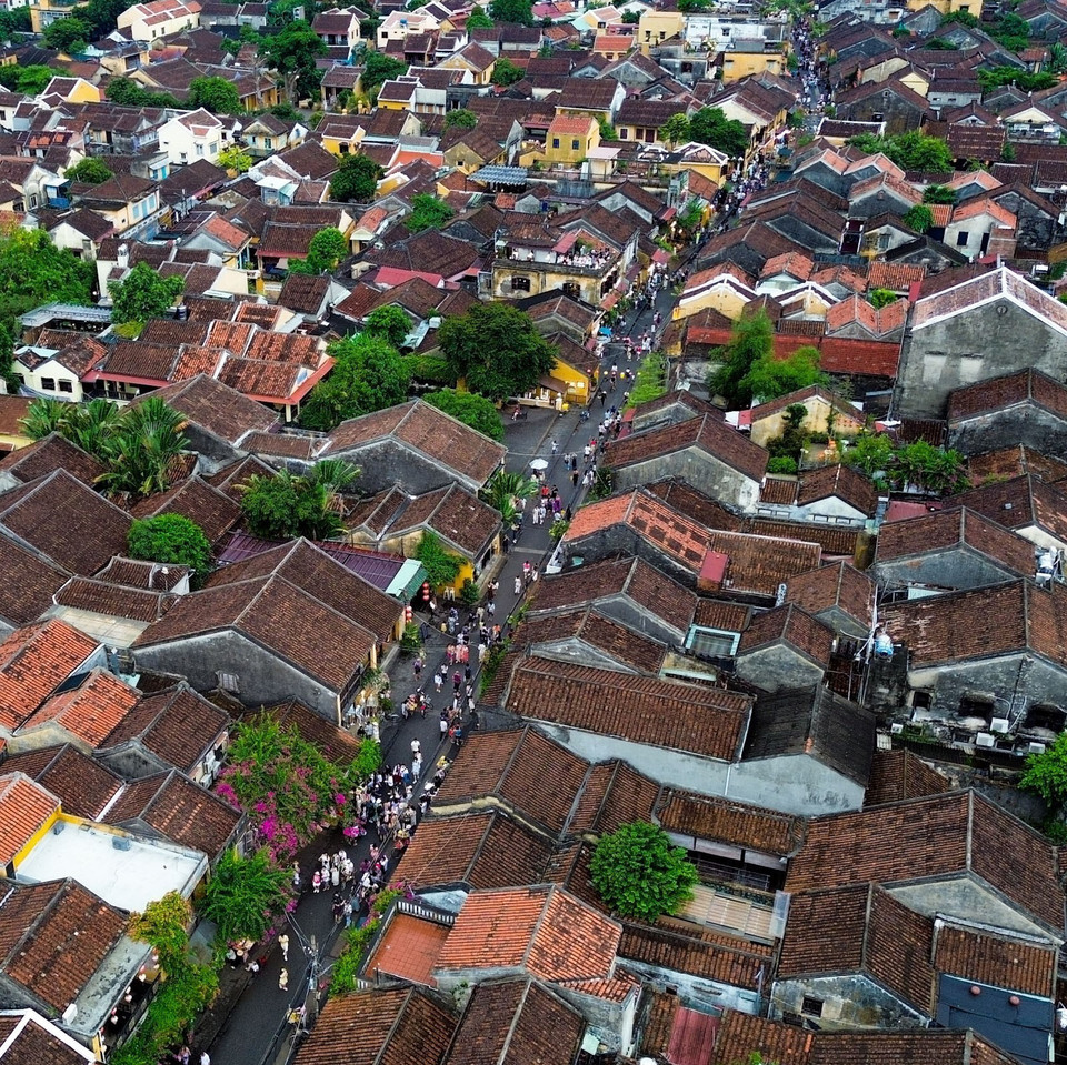 来到这里，游客能融入这片宁静的土地，成为世界文化遗产当代生命力的一部分。图自 越通社