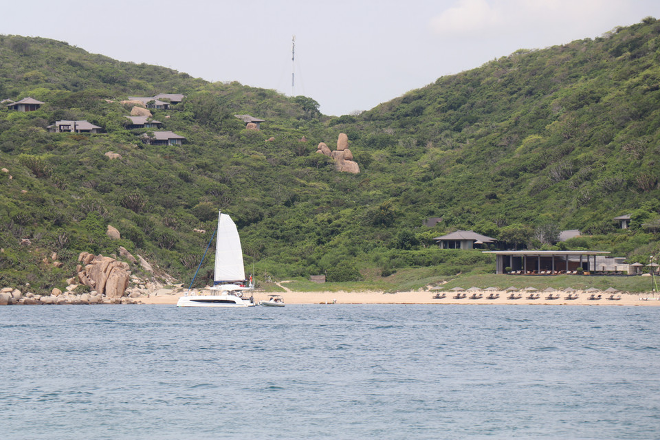 庆和省永海乡永希湾一角风光。图自越通社