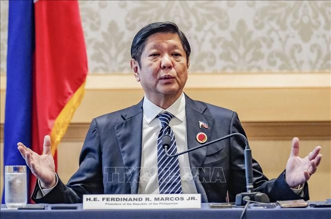 菲律宾总统费迪南德·罗慕尔德兹·马科斯 图自共同社/越通社