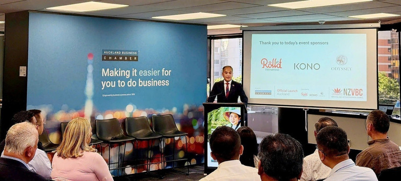 新西兰—越南商务理事会（NZVBC）成立仪式于1月28日在奥克兰市举行 图自越通社