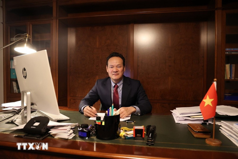 越南常驻日内瓦代表团团长梅潘勇大使 图自越通社