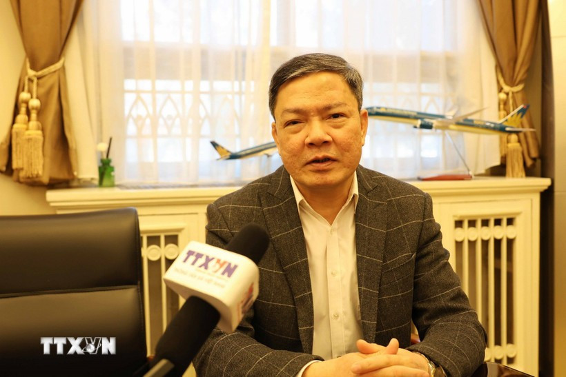 越南驻中国商务参赞农德来 图自越通社