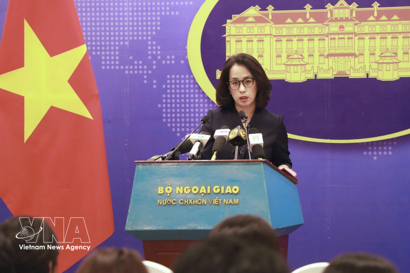 越南外交部发言人范秋姮 图自越通社