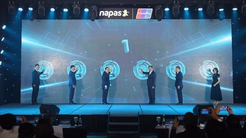 “越南-中国二维码互联互通合作发布会。图自人民报