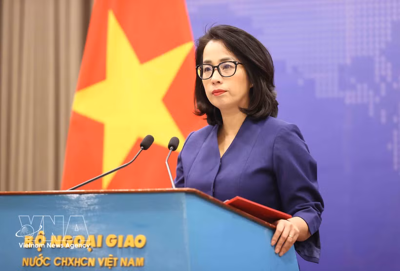 越南外交部发言人范秋姮。图自越通社