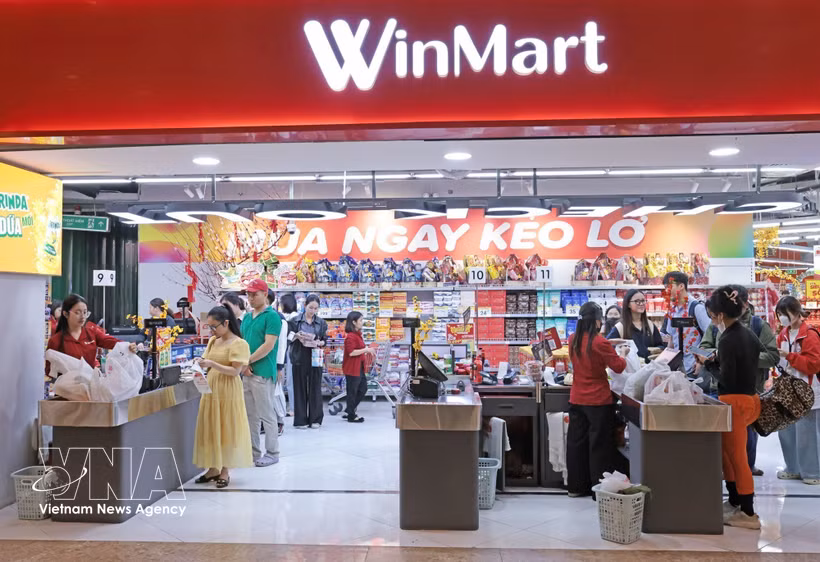 2026年，WinCommerce综合商业服务股份公司的三个品牌（WinMart、WinMart+ 和 WiN）同时荣获“国家品牌”称号。图自越通社