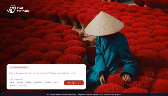 越南首个国家级旅游数据平台“Visit Vietnam”正式上线。图自越通社