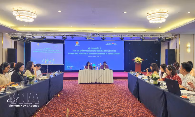 研讨会现场。图自越通社