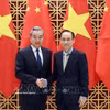 越南外交部长黎怀忠会见中国外交部长王毅。图自越通社