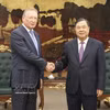 越共中央政治局委员、政府常务副总理范家足会见了俄罗斯海外石油公司总经理谢尔盖·库德里亚绍夫 图自越通社