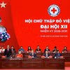 越共中央总书记、国家主席苏林出席越南红十字会第十二次全国代表大会并参加主席团。图片来源： 越通社