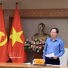 越南政府副总理胡国勇发表讲话 图自越通社