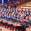 越南党和国家领导出席大会 图自越通社
