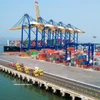 海防市沥县国际港 图自越通社