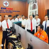 与会代表参观智能电网建设工程 图自越通社