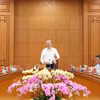 以下是您提供的图片说明的中文翻译： 越共中央总书记、中央反腐败、反浪费、反消极指导委员会主任苏林在2026年3月18日召开的中央反腐败、反浪费、反消极指导委员会常务会议上发表指导讲话。图自越通社