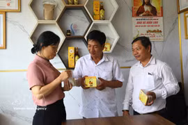 黎禄君公司的产品已荣获OCOP三星级认证，并成功出口至韩国市场。图自越通社