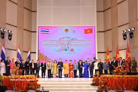越南驻泰国孔敬总领事馆举行越南社会主义共和国国庆81周年暨越泰建交50周年纪念活动。图自越通社