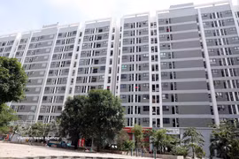 兴安省美豪坊的一个保障性住房项目。图自越通社