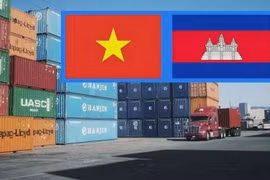 越南目前是柬埔寨全球第三大贸易伙伴。图自越通社