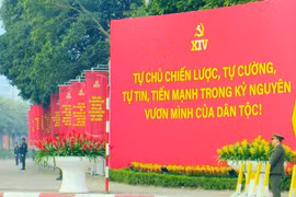 海外越南侨胞关注越共十四大，愿献上热忱意见，表达对民族未来的信任、期待与责任感。图自越通社