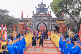 2026年古螺庙会的祭祀仪式。图自越通社