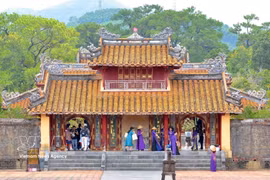 顺化市吸引游客的旅游景点。图自越通社