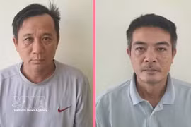 黎青山（左）和阮清雄。图自越通社
