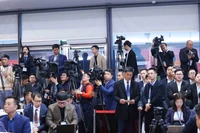 国际社会纷纷报道有关越共十四大的信息。图自越通社