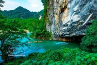 附图：风牙-格榜国家公园风景美如一幅画。图自越通社