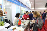 越南商品的展区。图自越通社