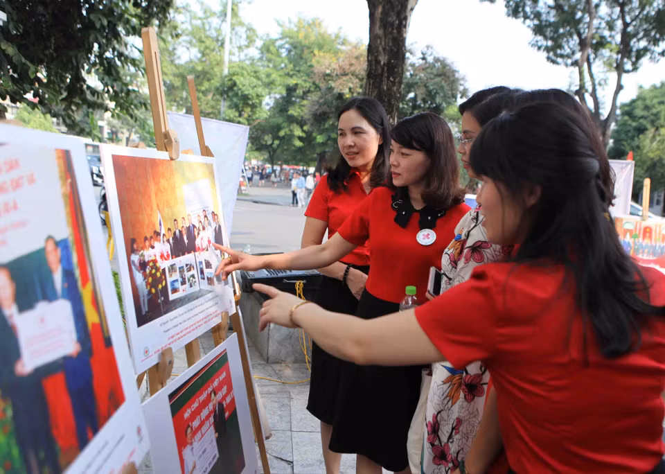参观者。（图片来源：越通社）