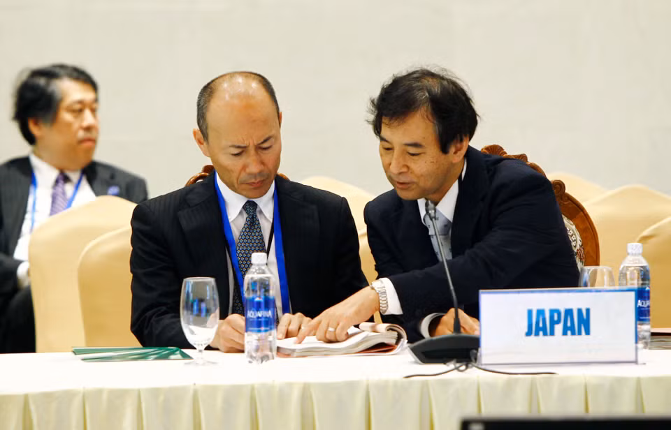 日本与会代表（图片来源：越通社）