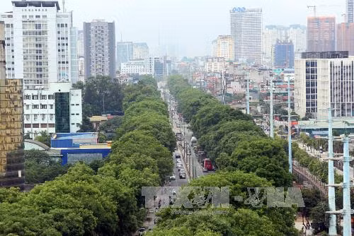 范文同街道。（图片来源：越通社）