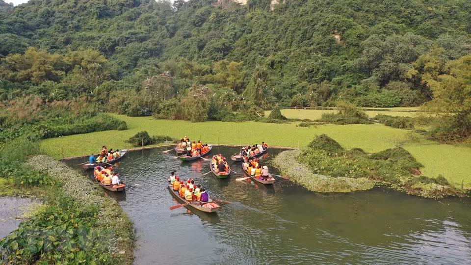 位于宁平省宁平市华闾县宁海乡，通岩鸟园生态旅游区是一个汇聚文化、信仰、自然生物多样性等因素的旅游景点。图自越通社