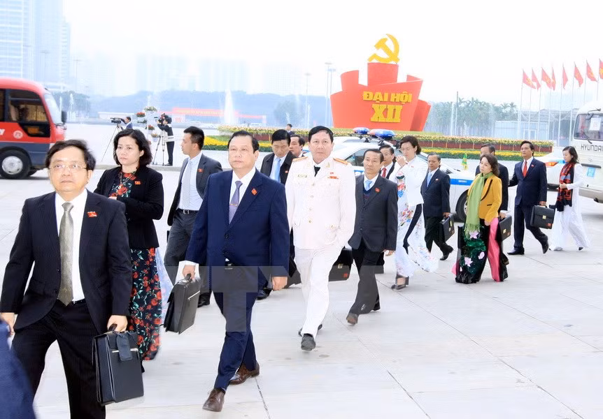  出席会议的代表们。（图片来源：越通社）