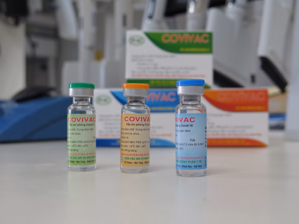 由越南卫生部芽庄疫苗与生物制品研究院研发的Covivac疫苗。图自越通社