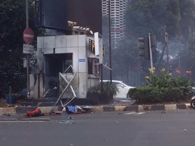 爆炸现场​ ​