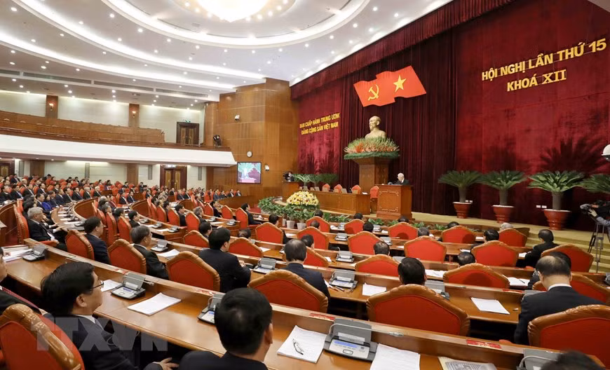 会议全景。图自越通社
