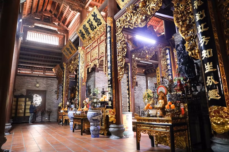 农历三月十五，红福寺一片幽静。越通社记者 清松 摄