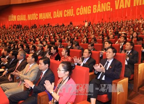 越南共产党第十二次全国代表大会1月21日隆重开幕（图片来源：越通社）