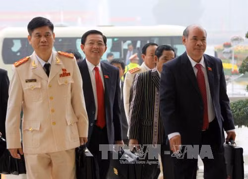  前来参加大会的各位代表（图片来源：越通社）