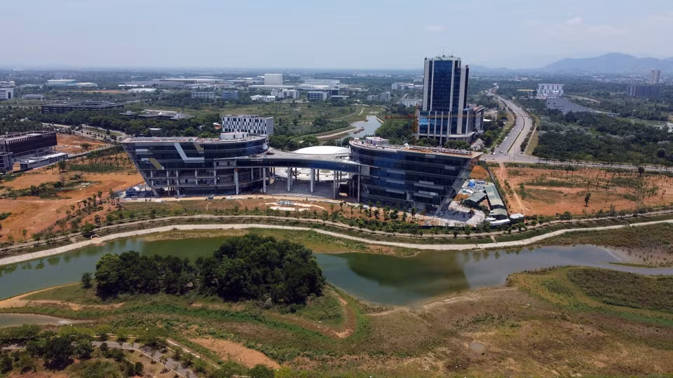 和乐高科技园区多项工程正在完善并投入使用。图自越通社