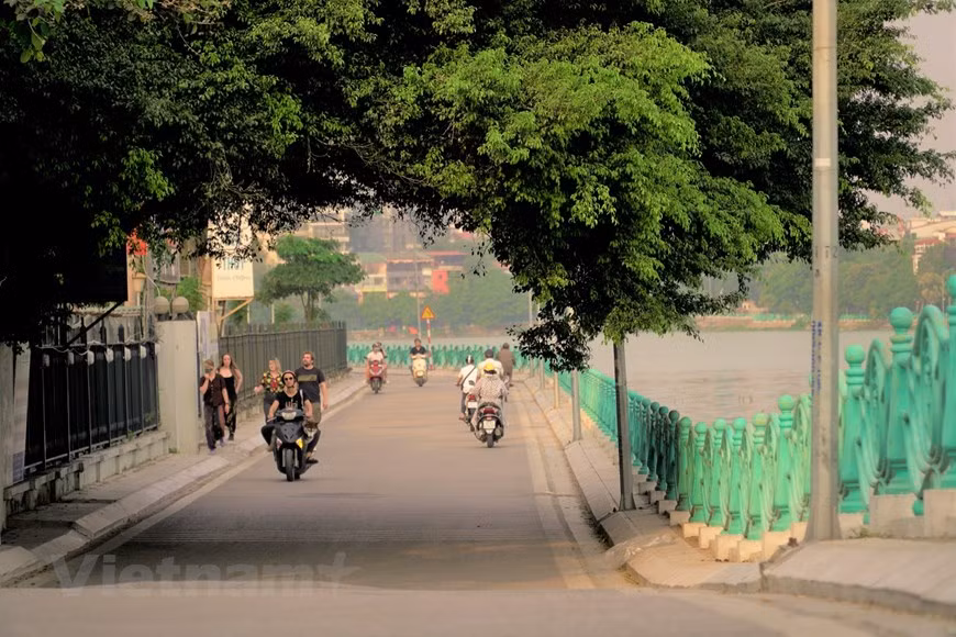 西湖的一角。图自Vietnam+