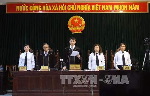 河内市人民法院对51名被告人作出判决。（图片来源：越通社）