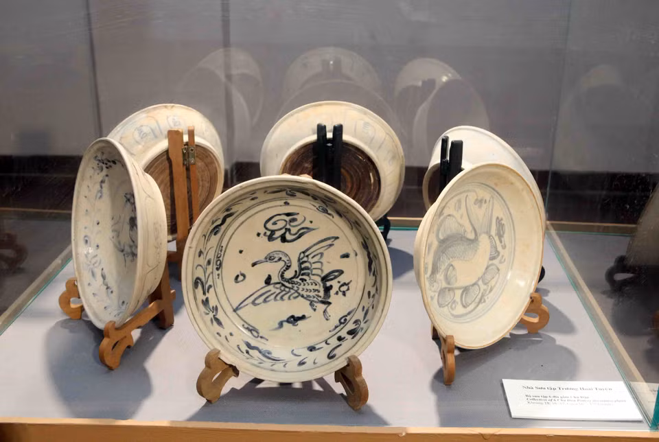 展会上展示的实物。越通社记者 陈黎林 摄